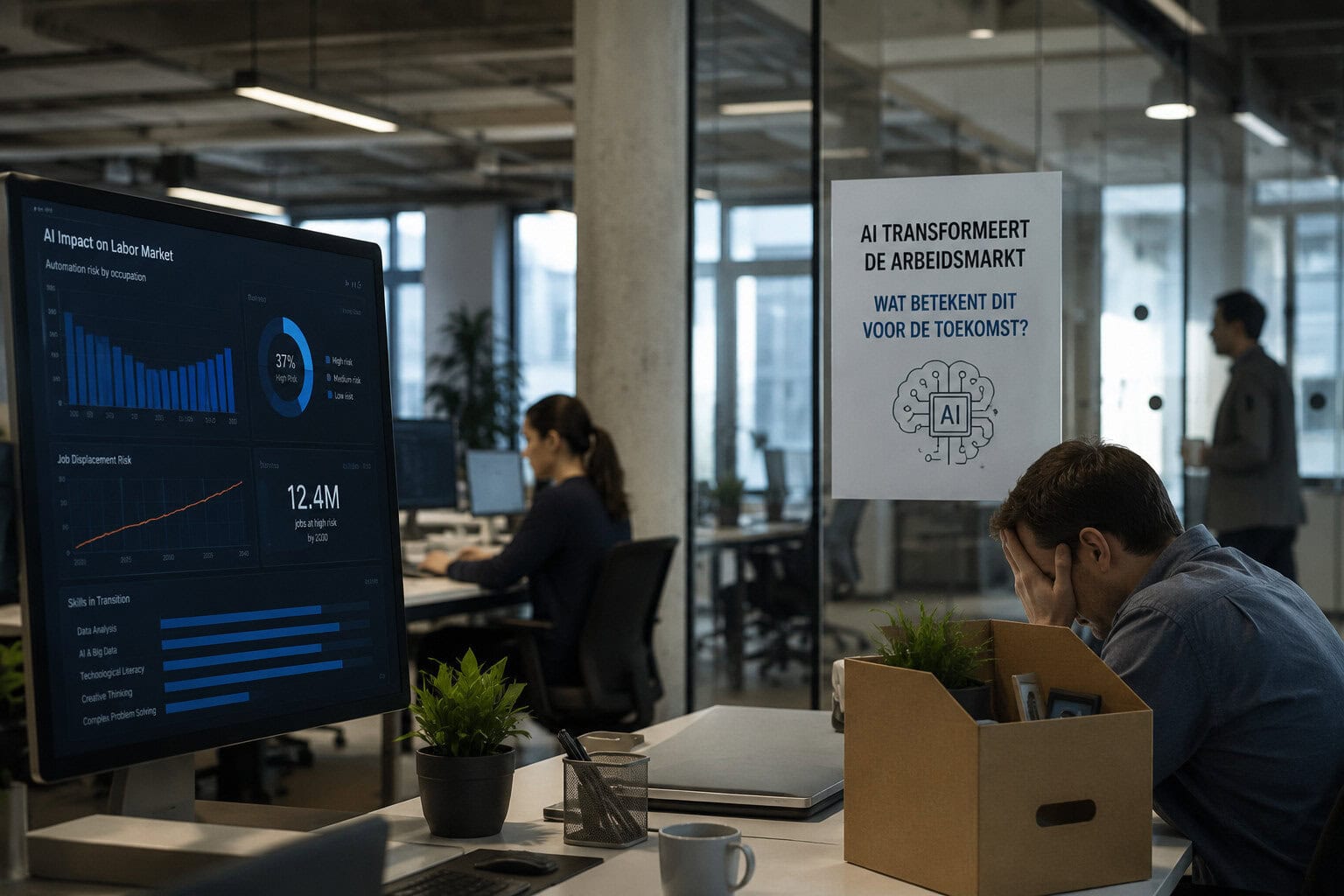 thumbnail voor AI kan arbeidsmarkt sneller veranderen dan de Industri&euml;le Revolutie