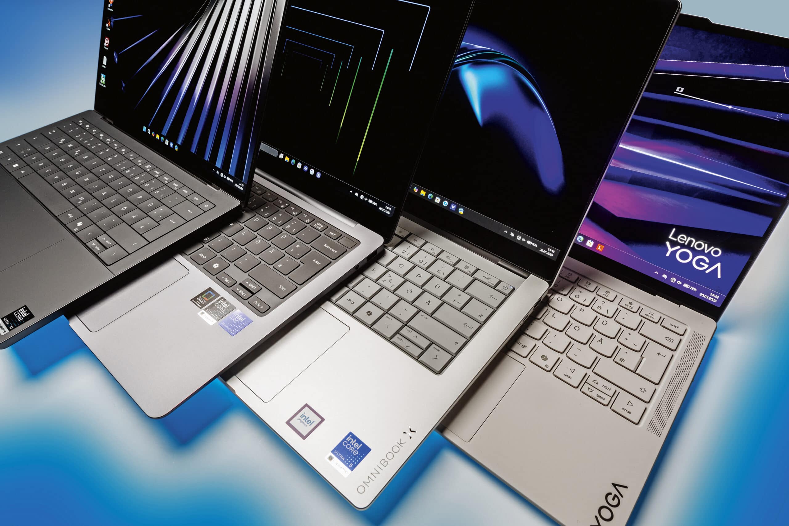 thumbnail voor Test van vier laptops met een Intel Core Ultra 300: sneller &eacute;n zuiniger?
