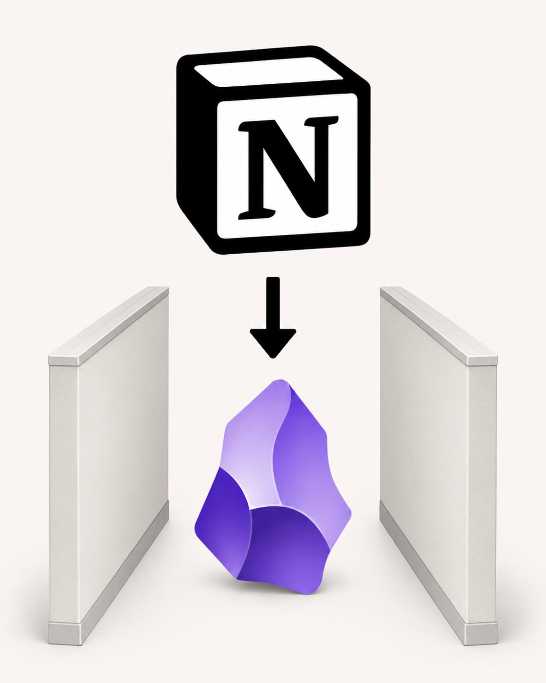 Overstappen van Notion naar Obsidian