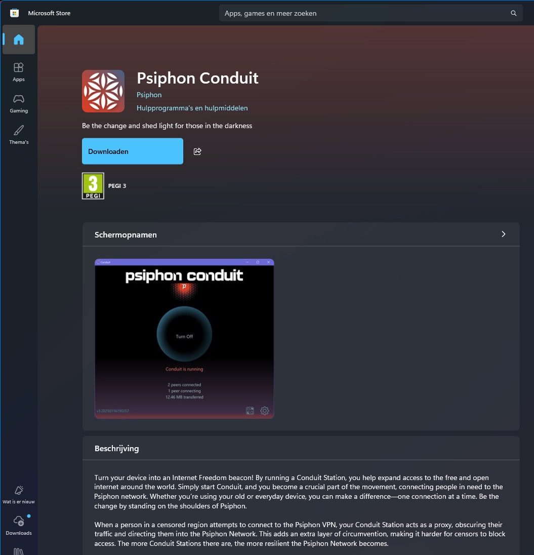 Cover voor Psiphon proxytool tegen censuur in landen