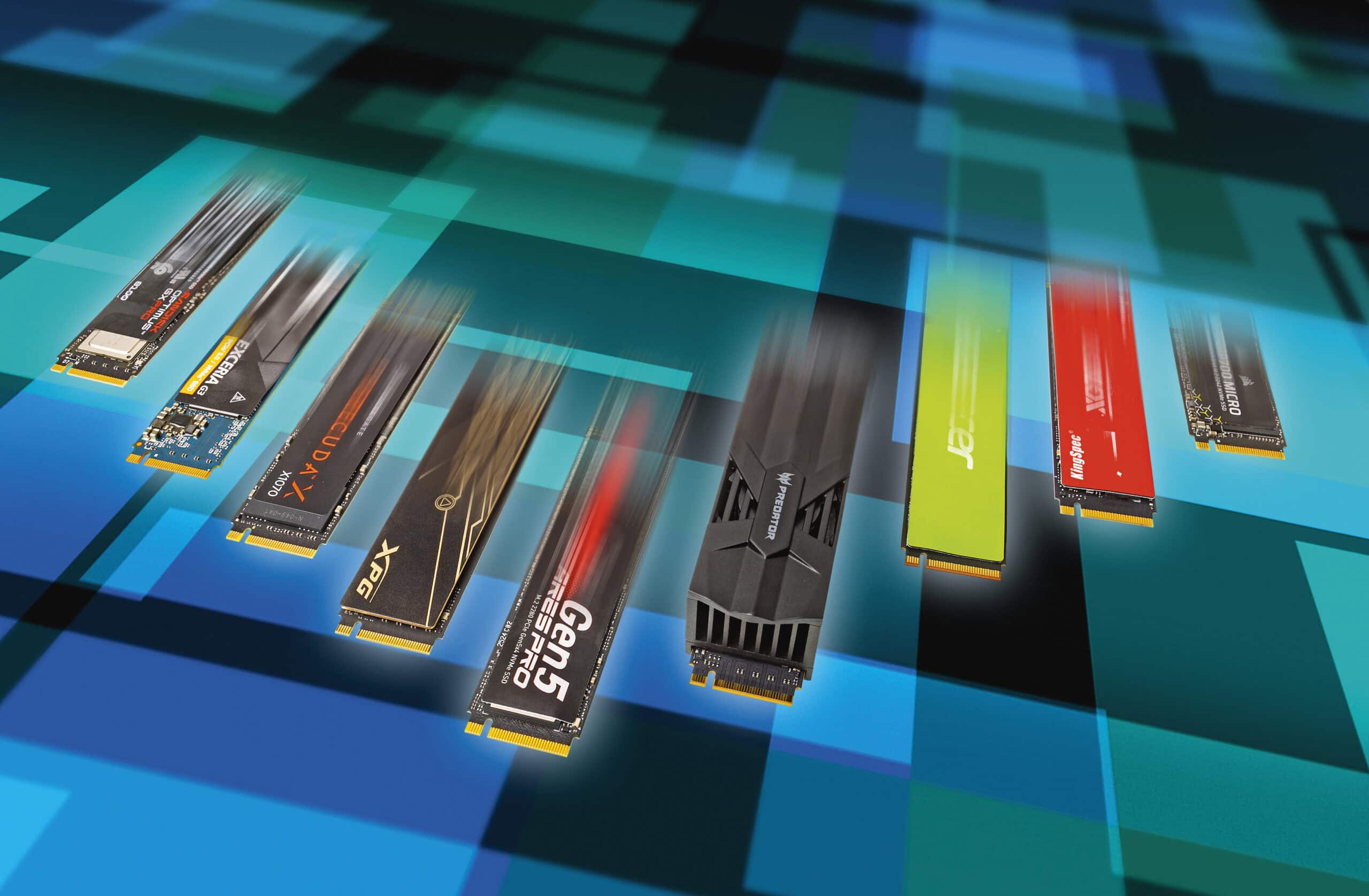 Cover voor Test M.2-SSD’s met PCIe 4.0 en 5.0: nog steeds hoge prijzen