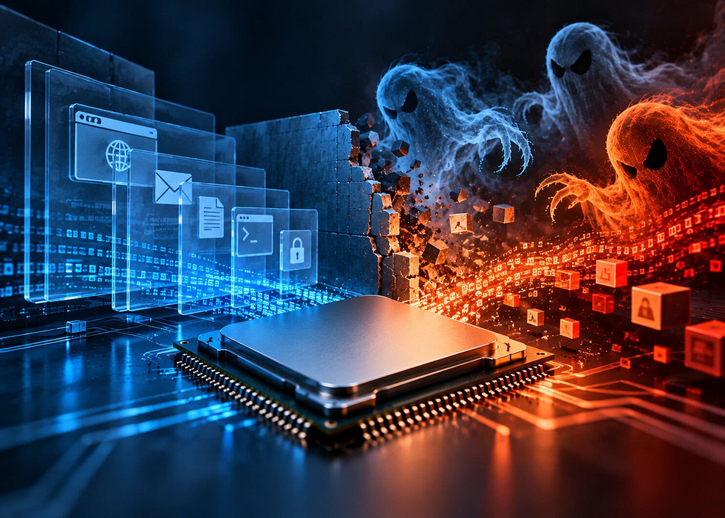 thumbnail voor CPU-kwetsbaarheden Spectre en Meltdown: beveiliging van processors