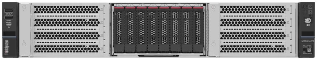 AI-server (MX650a) met ruimte voor vier GPU's