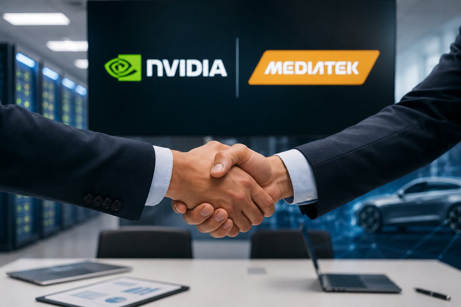 Cover voor Nvidia investeert miljarden in MediaTek en breidt samenwerking flink uit
