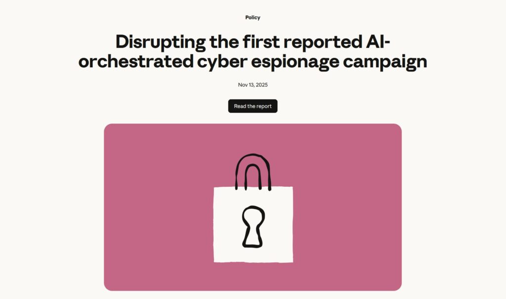 AI Anthropic Claude cyber incident
