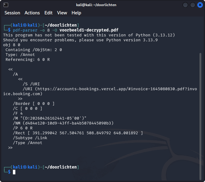 pdfparser-URI-informatie-phishing