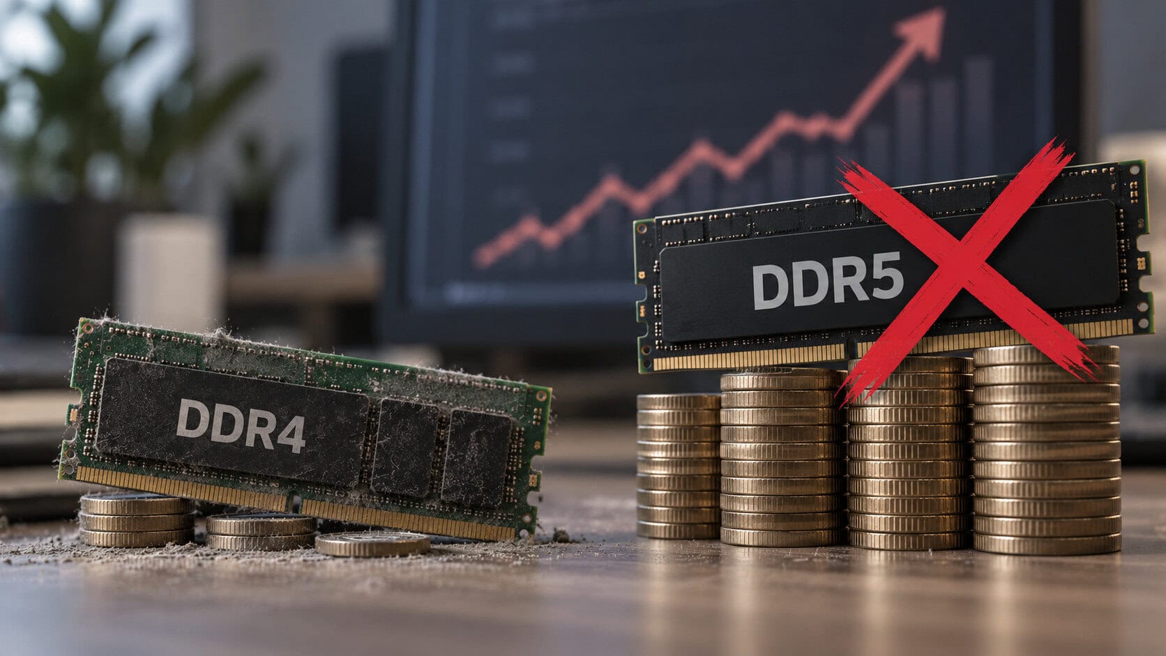 DDR4 in plaats van DDR5 voor nieuwe pc