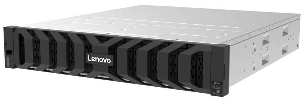 Lenovo ThinkSystem DG7200 voor AI, schuin vooraanzicht