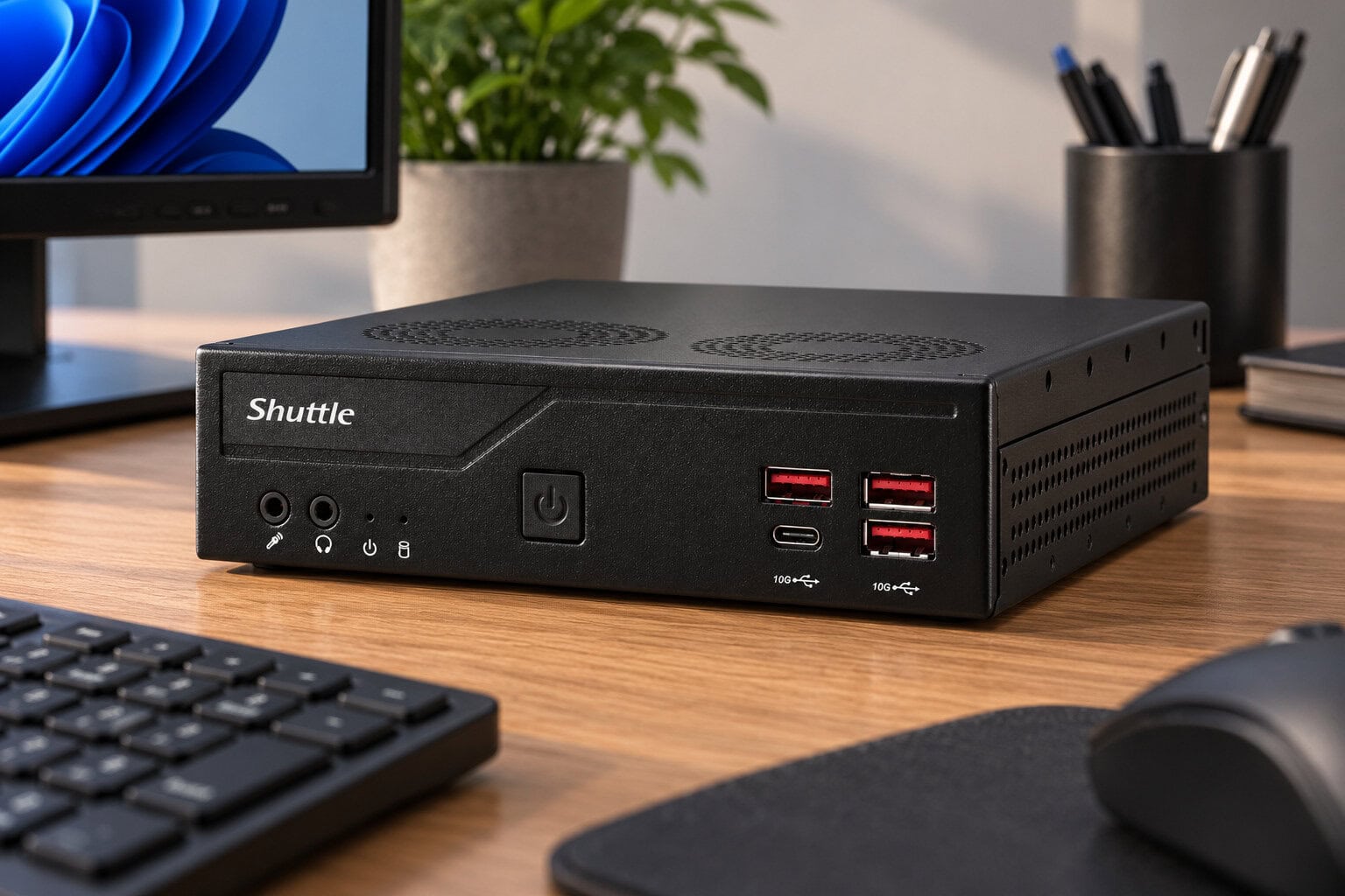 Cover voor Shuttle XPC slim DB860 review: de laatste technologieën, maar componenten zijn nu duur 