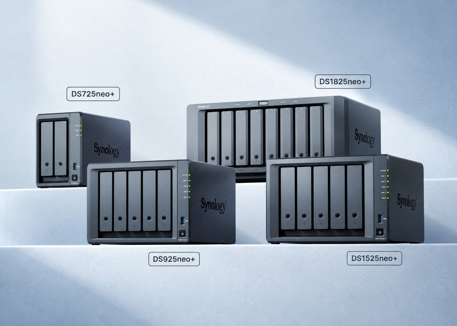 Cover voor Synology introduceert DiskStation neo+-serie met vier NAS-modellen