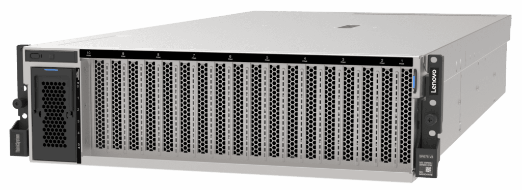 ThinkSystem SR675 V3 met acht GPU's